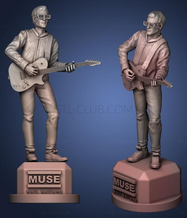 3D model matt bellamy muse (STL)